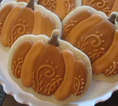 Decorated Cookies - Decorative Pumpkins