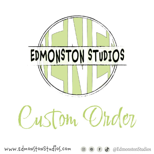 Custom Orders Greeting Card (5x7) on Textured Linen