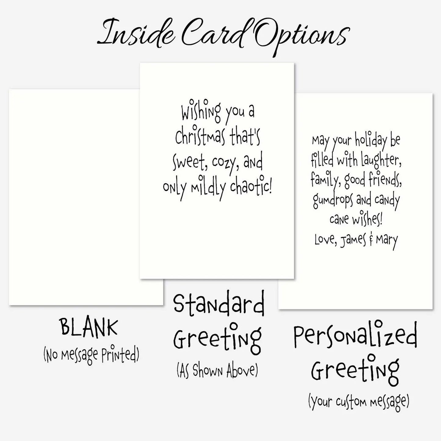 Funny Gingerbread House Christmas Card, Home for the Holidays Card, Cute Holiday Greeting Card, Merry Christmas Card
