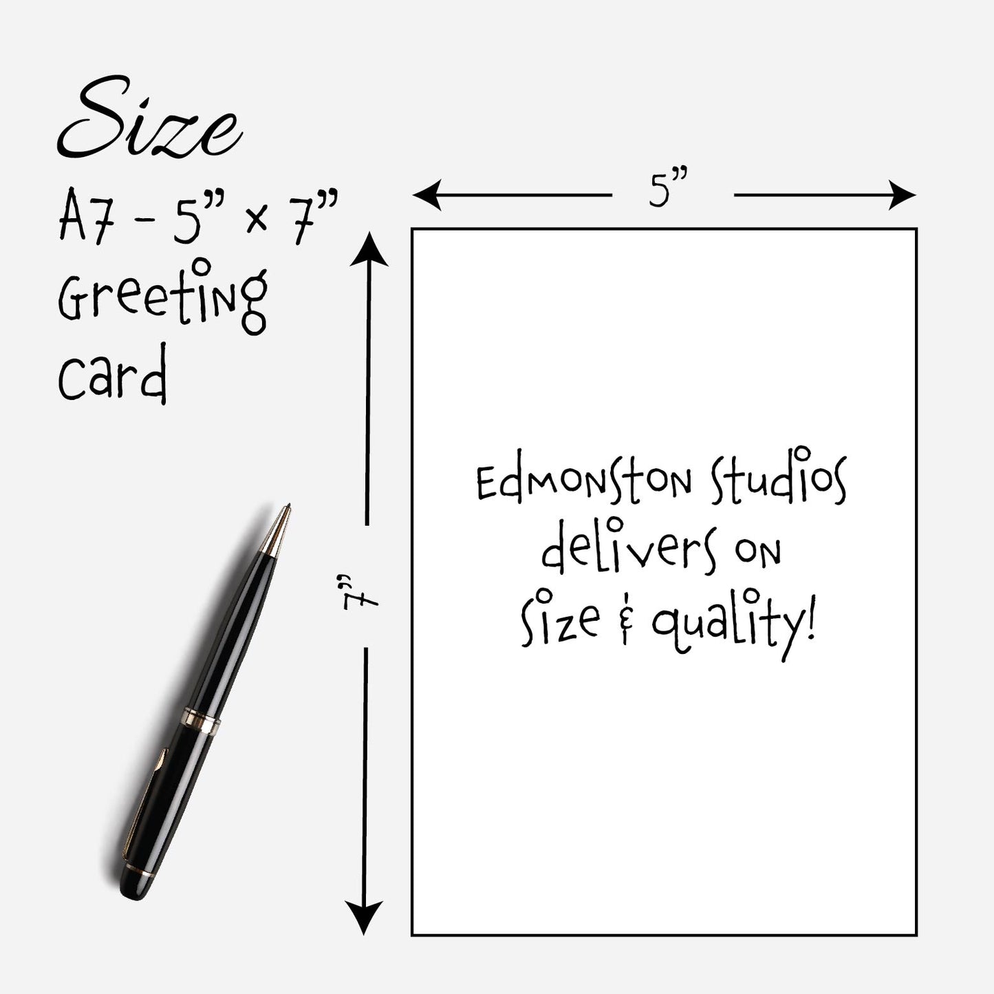 Greeting Card Size