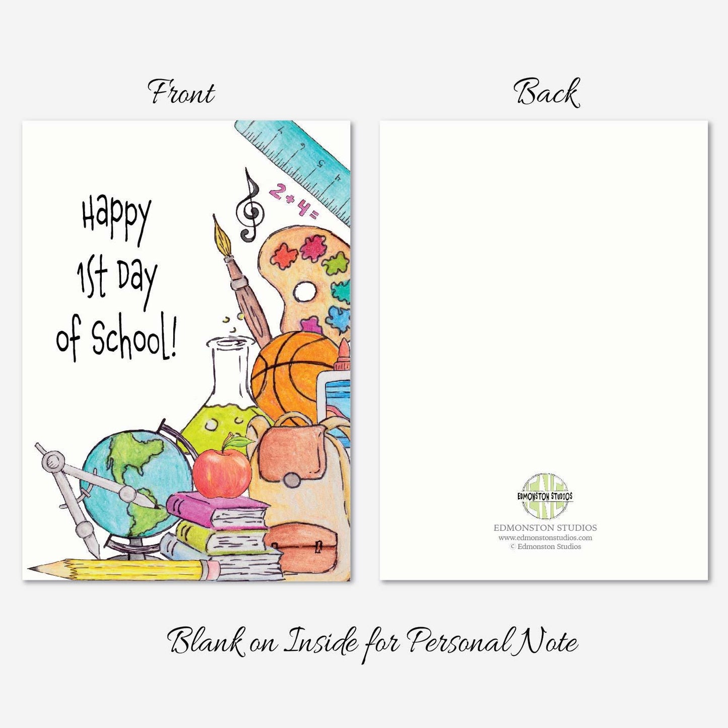 Happy 1st Day of School Card