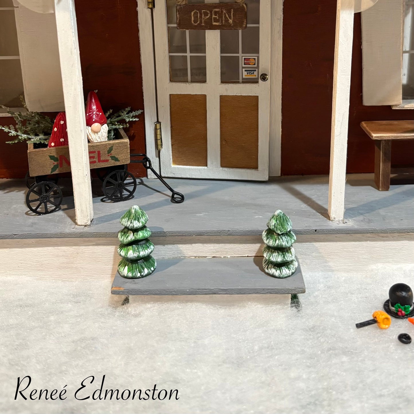 Miniature Christmas Tree Decor Dollhouse 1:12 Scale