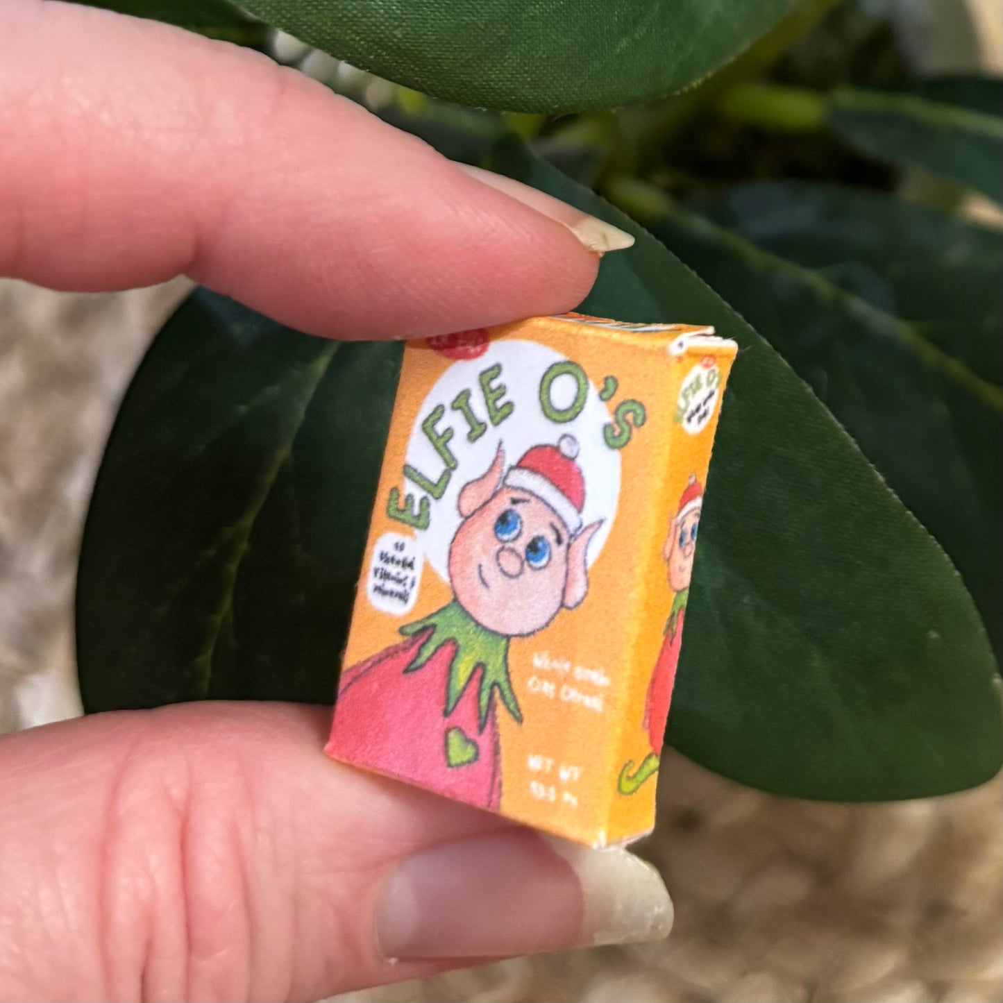 Miniature Christmas Cereal Boxes Set of Three Dollhouse 1:12 Scale