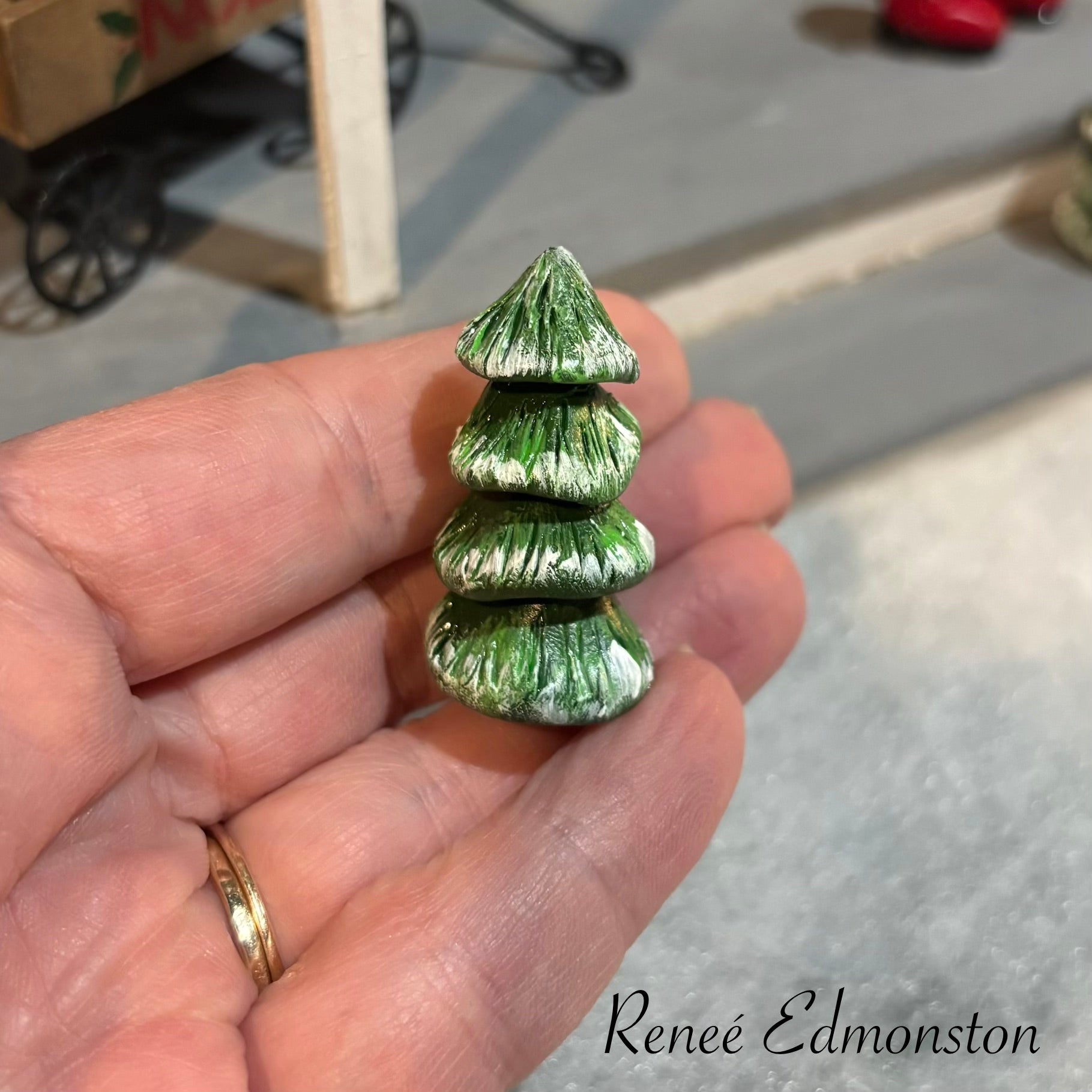 Miniature Christmas Tree Decor Dollhouse 1:12 Scale