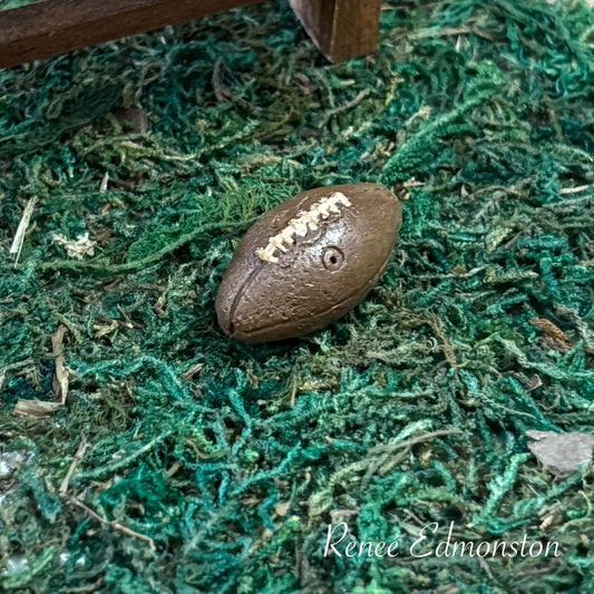 Miniature Football 1:12 Scale Dollhouse Sports Accessories