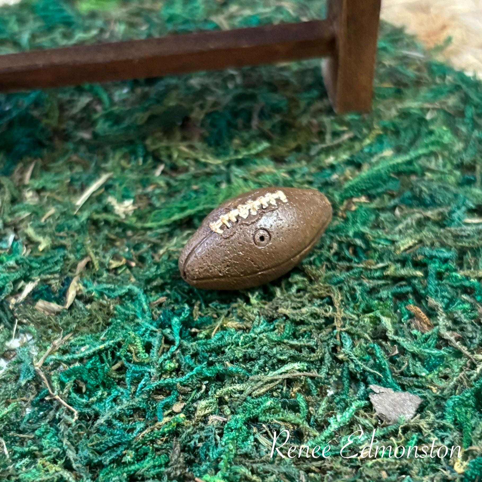 Miniature Football 1:12 Scale Dollhouse Sports Accessories