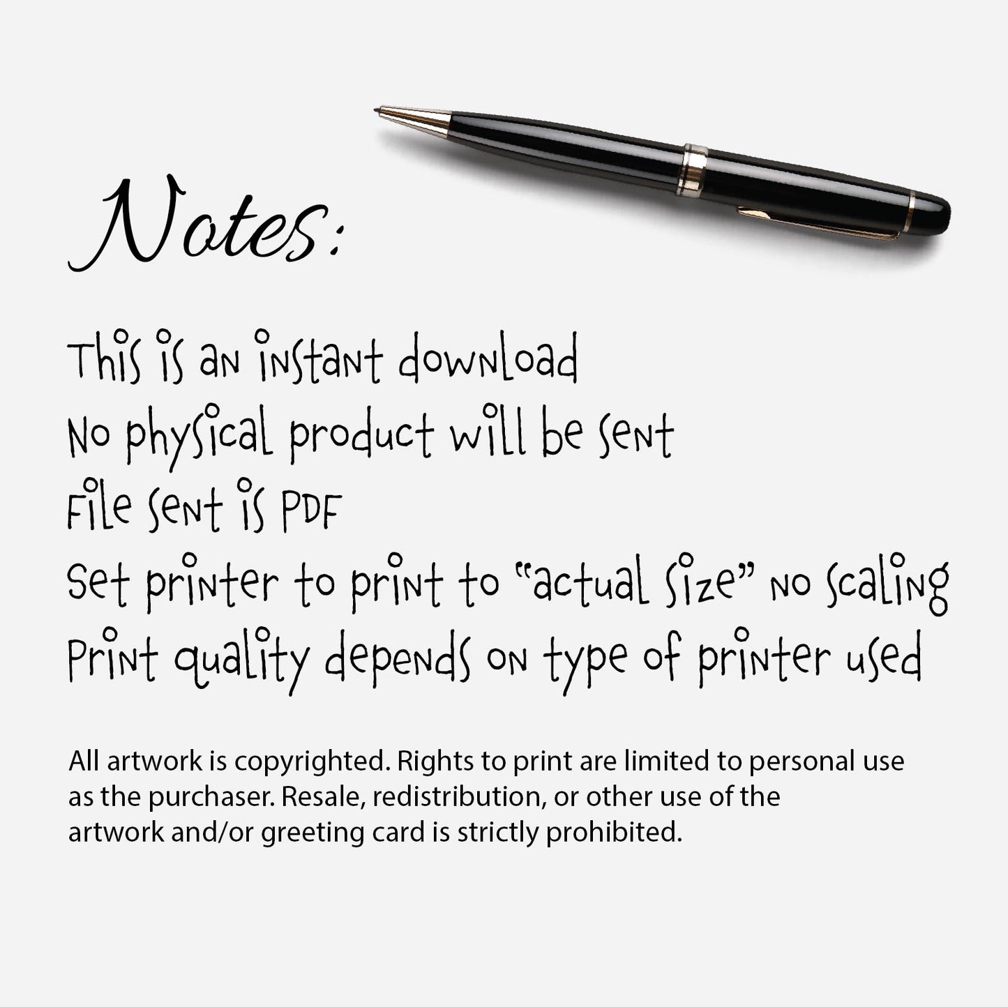 Printable Whale Notecards A2