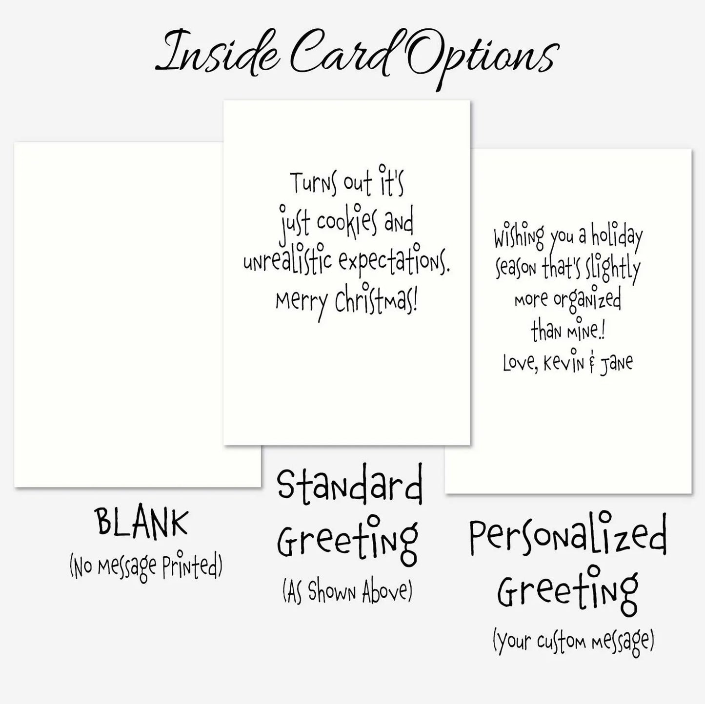Funny Reindeer Christmas Card, I Was Told There'd Be Overtime Pay, Sarcastic Holiday Card, Humorous Xmas Greeting, Personalized