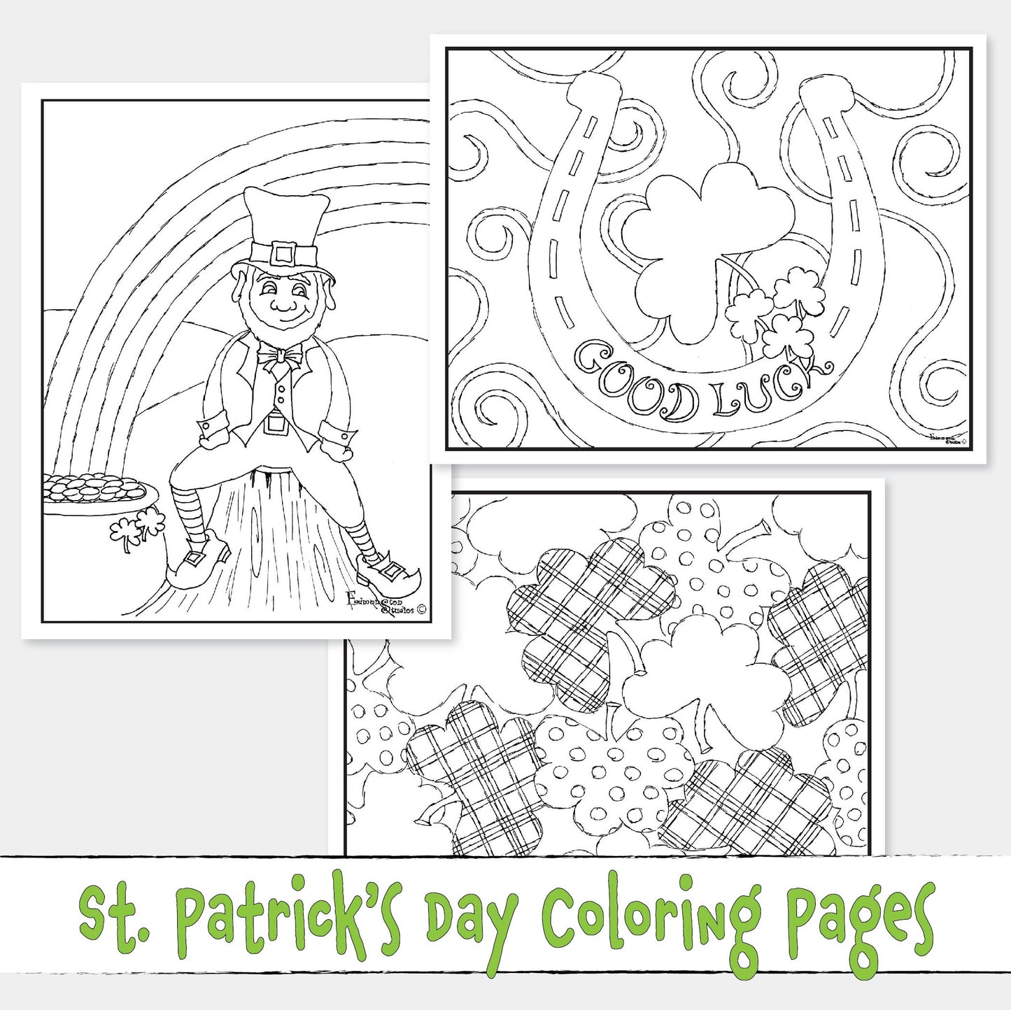 Printable St. Patrick's Day Coloring Pages