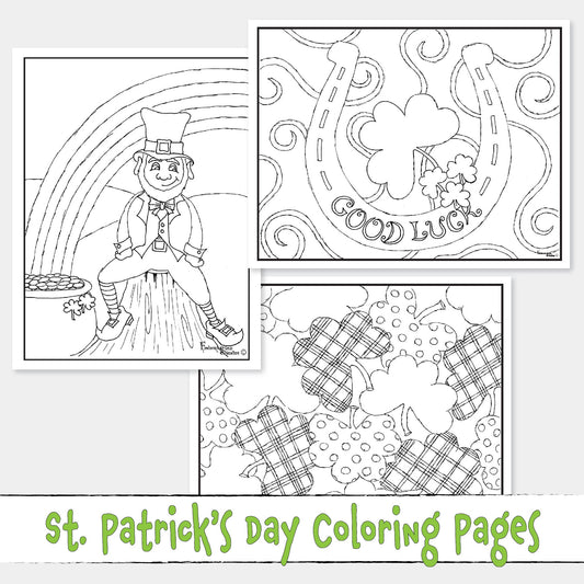 Printable St. Patrick's Day Coloring Pages
