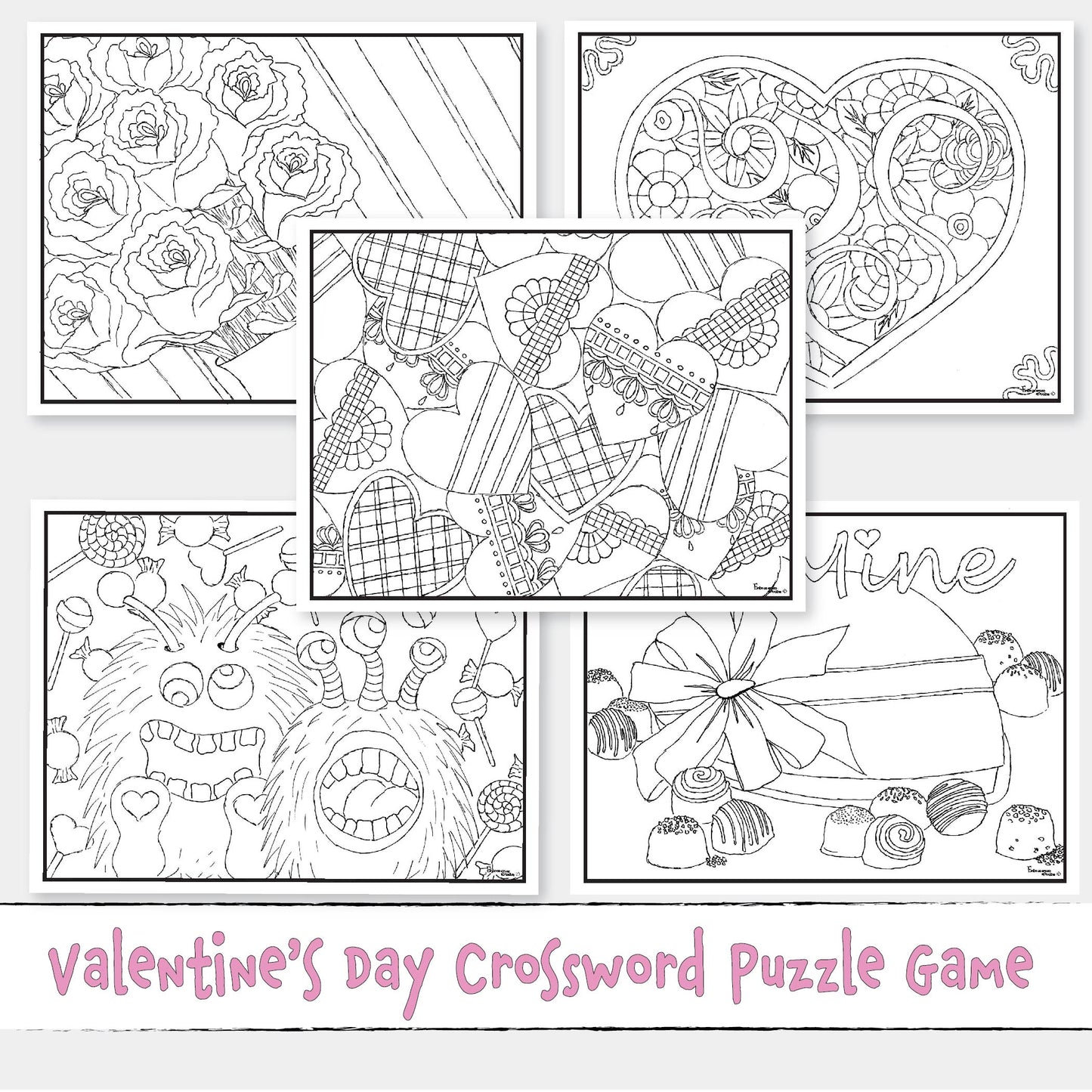 Valentines Coloring Pages Collection